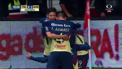 Matheus Uribe Goal ~  Club America vs Deportivo Toluca 2-0