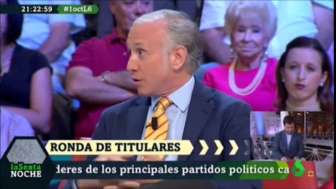 Eduardo Inda "mañana van a ganar los buenos, la legalidad, el estado de derecho, la democracia y la libertad"