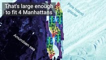 Antarctica Pine Island Glacier loses ice chunk 4X the size of Manhattan