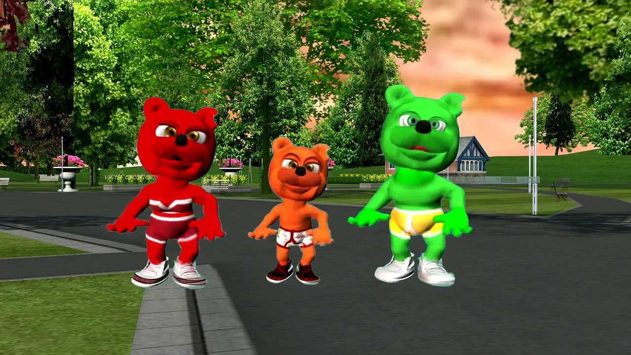 Finger Family with Gummy Bear, Zombies, Mickey Mouse, Animals | Wild Animals Finger Family Rhyme