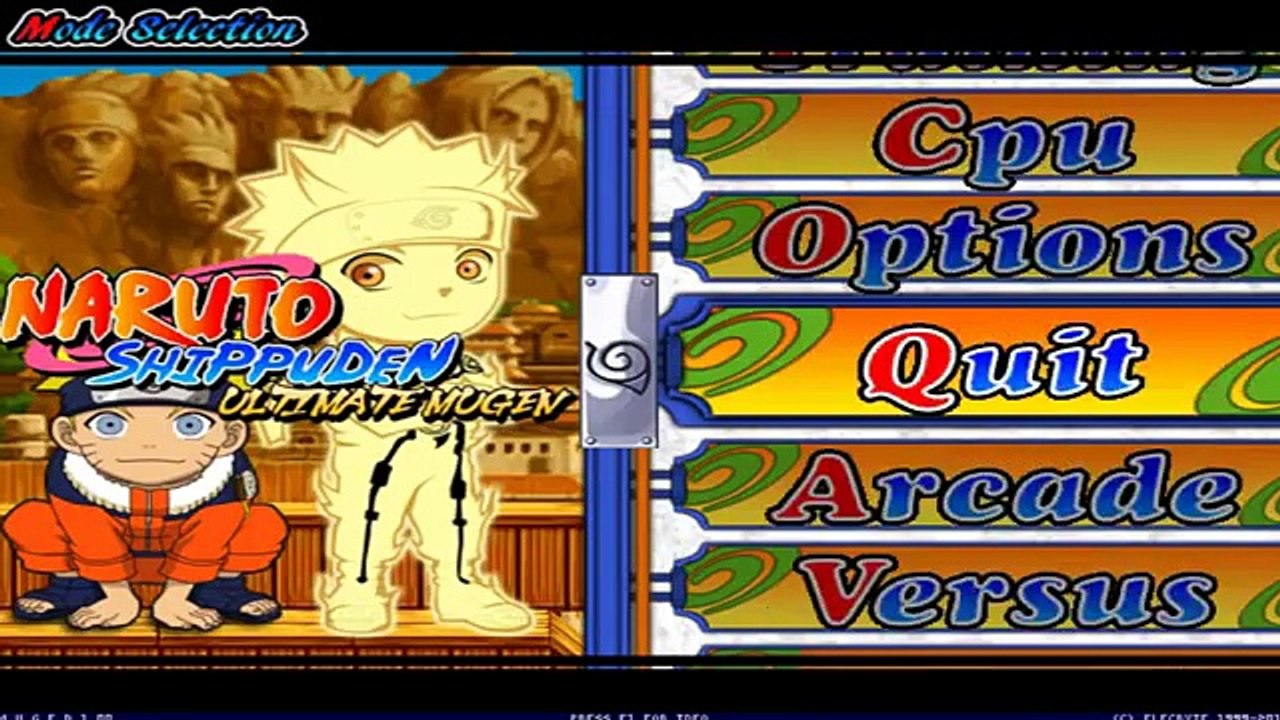 Naruto Shippuden Ultimate Ninja MUGEN UPDATE 2017 PC GAMEPLAY