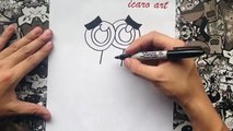 Como dibujar a temor kawaii de intensamente | how to draw fear inside out