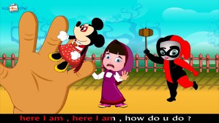 Mickey Mouse Transforms Beasts And Ghosts | Minnie Mouse Saves Mickey Mouse Finger family Songs!