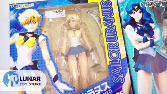 Sailor Uranus & Sailor Neptune S.H.Figuarts Anime Sailor Moon Figure Unboxing and Review
