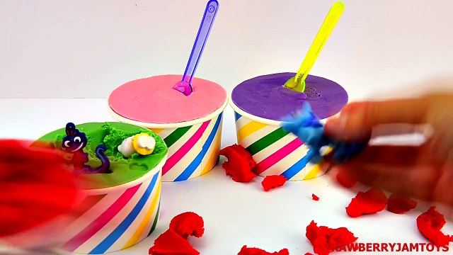 Shopkins Play Doh Cars 2 My Little Pony Hello Kitty Moshi Monsters Surprise Eggs by StrawberryJamToy