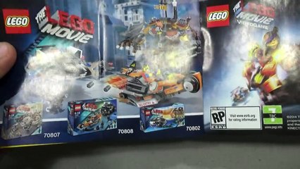 레고 무비 에밋 구출작전 70801 멜팅룸 탈출 조립 리뷰 LEGO Movie Melting Room