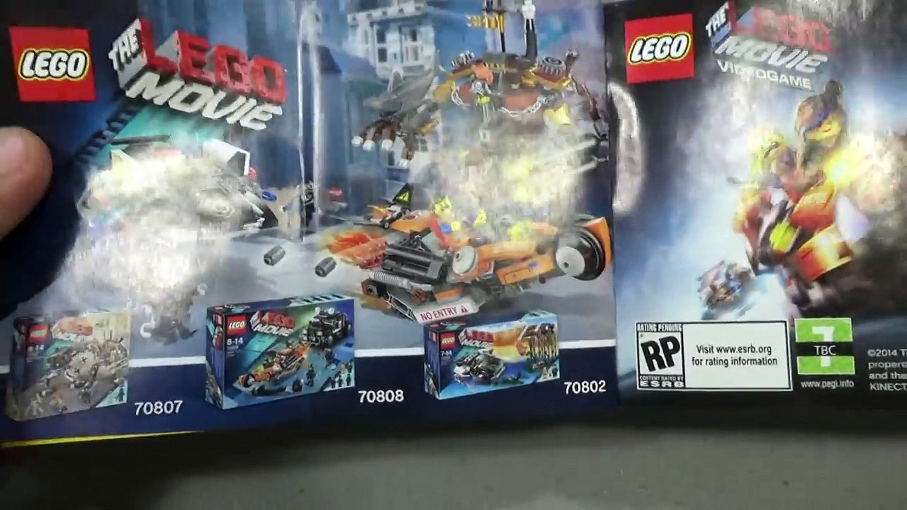 레고 무비 에밋 구출작전 70801 멜팅룸 탈출 조립 리뷰 LEGO Movie Melting Room