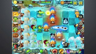 Plants Vs. Zombies 2 Gameplay Peashooters and Torchwood Challenge