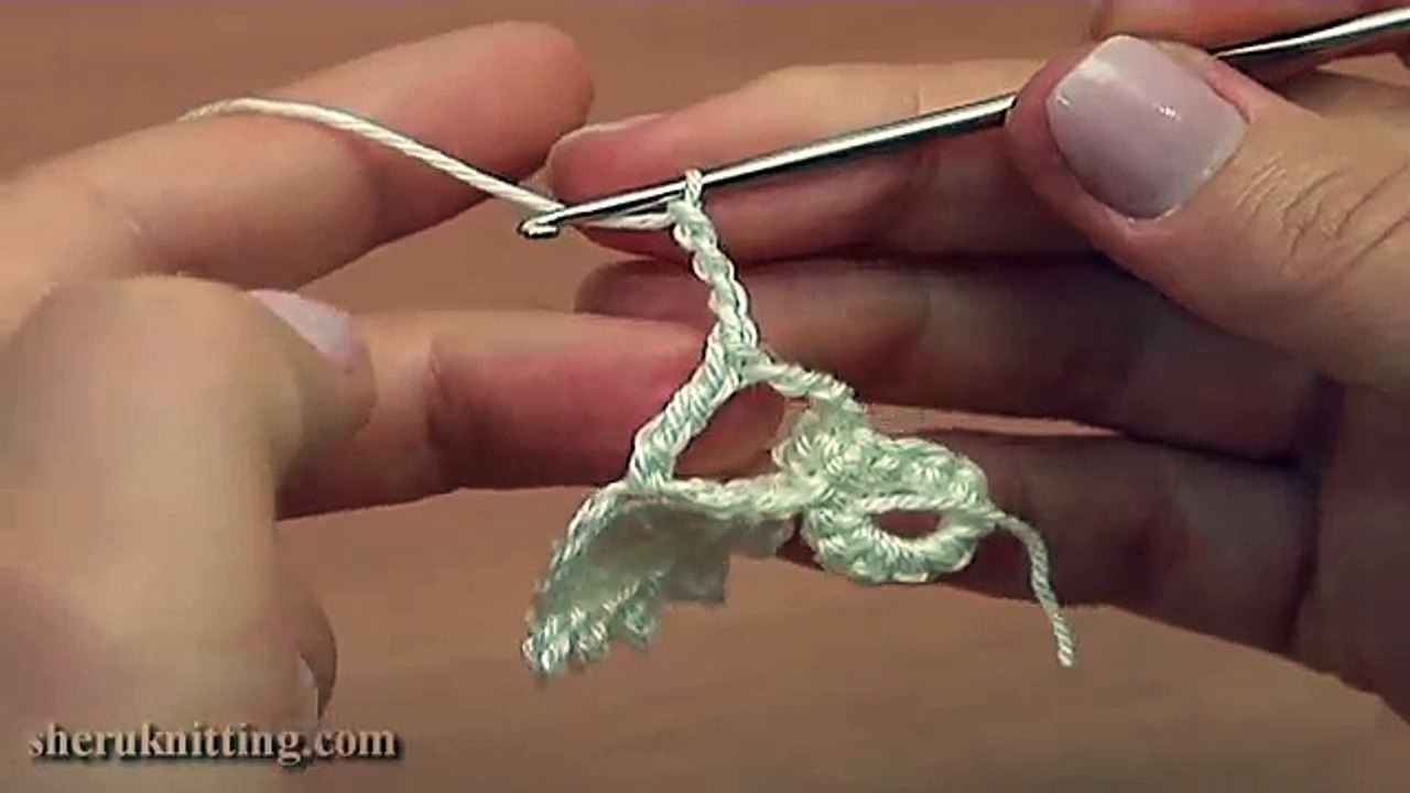 Crochet Spiral Flower Tutorial 119