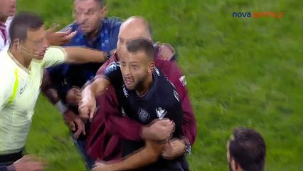 6η ΑΕΛ-ΠΑΟΚ 1-1   2017-18  Ένταση με τη λήξη στο AEL FC Arena (Novasports)