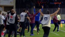 6η ΑΕΛ-ΠΑΟΚ 1-1   2017-18  Ο Φυντάνης πανηγύρισε μαζί με τον Κούγια (Novasports)