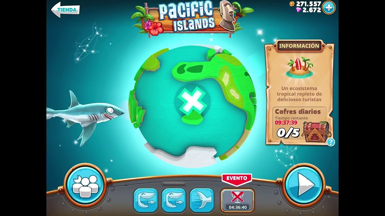 Hungry Shark World Desbloqueando al Tiburón Zorro