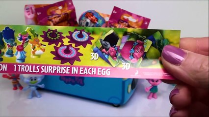 Télécharger la video: Dreamworks Trolls Surprise Plastic Easter Eggs Blind Bags Light Up Fashion Tags Chupa Chups Lollipop