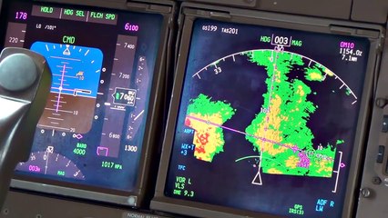 Boeing 747-400F Rainy Landing in Lusaka, Zambia - Cockpit View w/ ATC