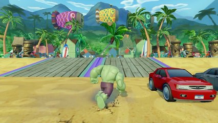 Learning Colors with Superhero Hulk | Baby Finger Family Song Playlist