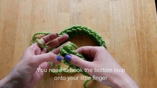 HOW TO FINGER KNIT A BEANIE HAT - FULL TUTORIAL