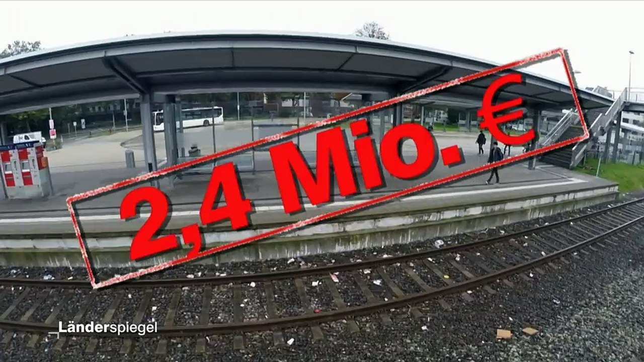 Ländersp-Millionenteurer Bahnsteig ohne Züge-