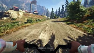 GTA 5 First-Person-View MTB Down Mount Chiliad!
