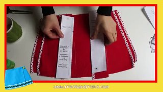 Wrap Skirt with Rouleaux Loop Fastening - Sewing Tutorial