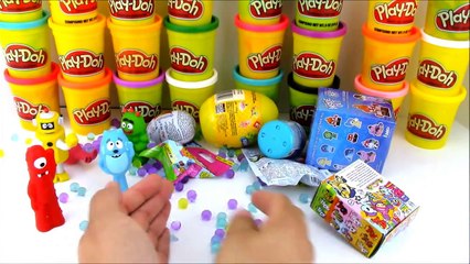 Yo Gabba Gabba Play Doh Surprise Egg with Orbeez and Toys