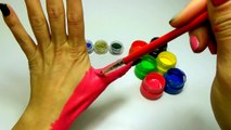 Body Painting Learning Colors Video for Children Finger Family Nursery Rhymes learn colors