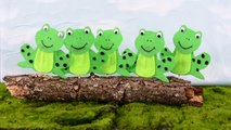 5 Little Speckled Frogs Song - Nursery Rhymes - Kids Songs - The Toy Heroes