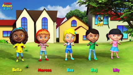 A Sailor Went to Sea Sea Sea Actions   Kids Nursery Rhymes   Little Action Kids