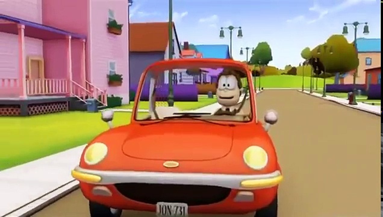 The garfield show-Αγώνας δρόμου πίτσας greek