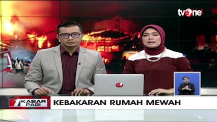 Rumah Mewah di Pemukiman Elit Dilalap Api