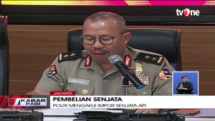 Polisi Akui Impor Senjata dan Sesuai Prosedur