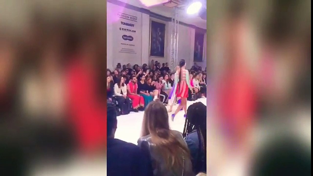 London Going To Bodo Actress SANGEENA BRAHMA officially fashion show in fashionscoutlondon 2017
