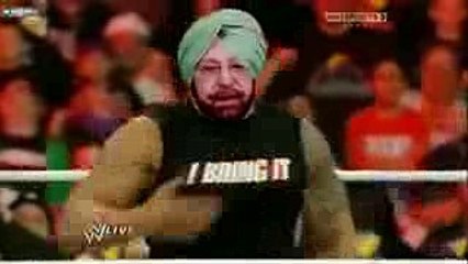 Wwe wrestling Mania 2017 new episode john cena with Roman