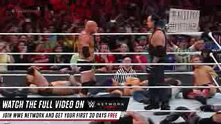 The Undertaker eliminates Goldberg in the Royal Rumble Match- Royal Rumble 2017