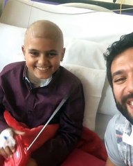 حسن الرداد يزور مستشفى اطفال السرطان