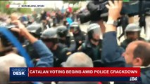 i24NEWS DESK |  Catalan voting begins Amid police crackdown | Sunday,October 1st 2017