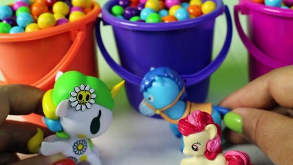 Cubetas Sorpresa con Bolas de Colores LPS LPS Monster High Fashems Tokidoki-Suprirse Candy Buckets