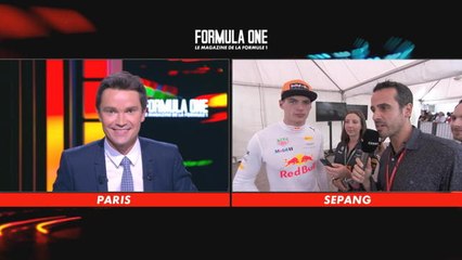 Grand Prix de Malaisie - La réaction de Max Verstappen après sa victoire
