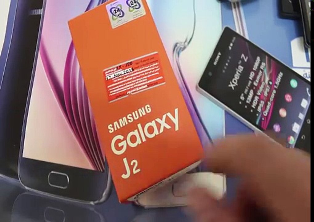 Samsung Galaxy J2 Gold Unboxing فتح صندوق سامسونج جالكسي جي 2