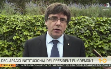 Declaració Puigdemont