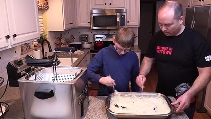 Worlds Largest Gummy Worm - Deep Fried!! . Vat19 : Crude Brothers