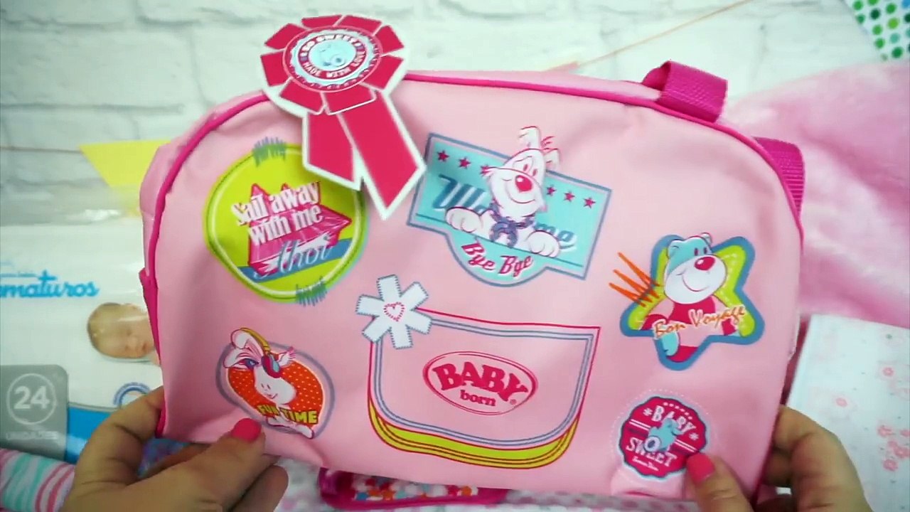 La Pañalera de mi bebé Reborn Bolso para muñecas bebés de juguete - LINDEA & BEN