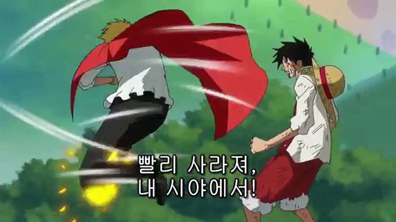 [Onepiece 807-808 애니] 상디vs루피 2차전 Sanji VS Luffy Second game
