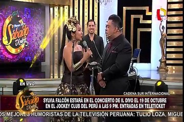 La bellísima Leslie Stewart visitó el set de Porque Hoy es Sábado con Andrés