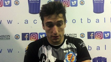 Julien Chaumet après ACFC - Chauray