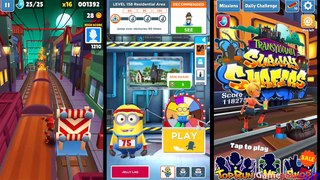 Despicable Me: Minion Rush - JOGGER vs Subway Surfers - TAGBOT vs TASHA