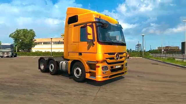 Рабочие грузовики Игры про машинки Тягач отвез бульдозер и фуру Мультики для мальчиков про технику