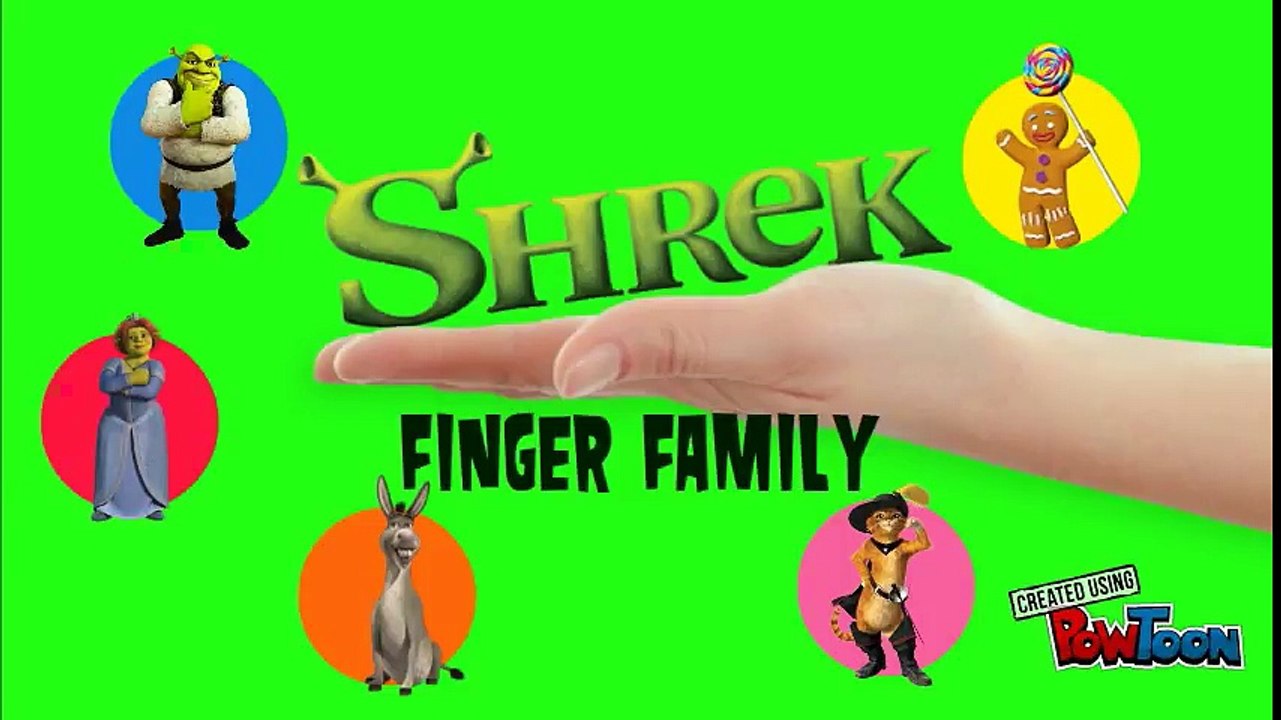 Shrek Finger Family Nursery Rhymes for Kids and Baby