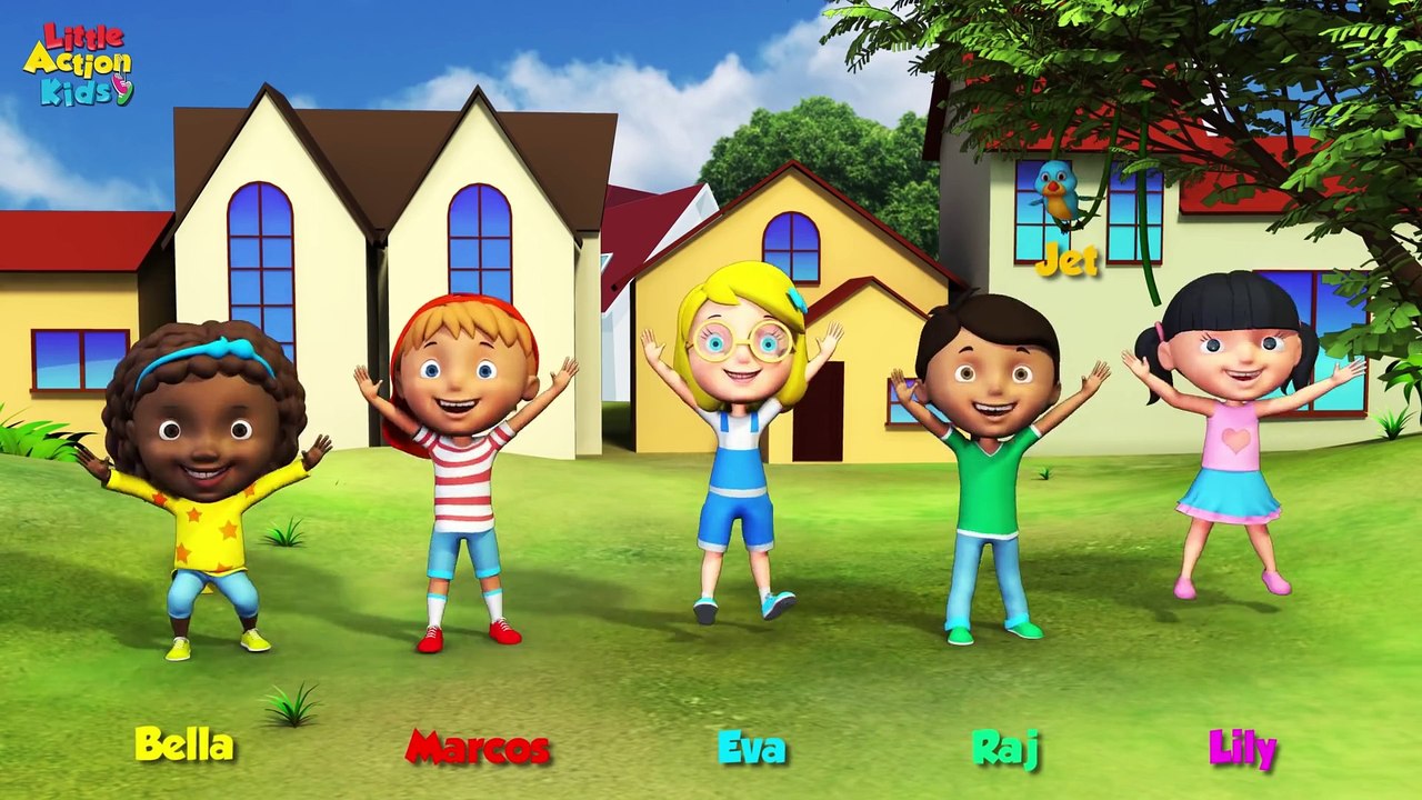 We Wish You A Merry Christmas Carol With LYRICS   Christmas Songs by Little Action Kids