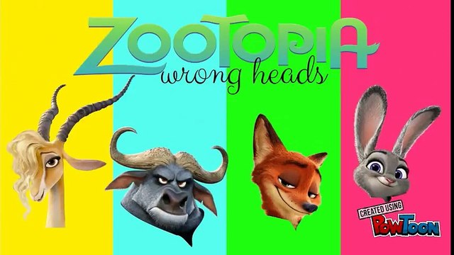 Zootopia Wrong Heads - Kids Songs MG