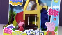 Casa de juegos de Peppa Pig - Juguetes de Peppa Pig - Peppa Pig Weebles Wind & Wobble Playhouse
